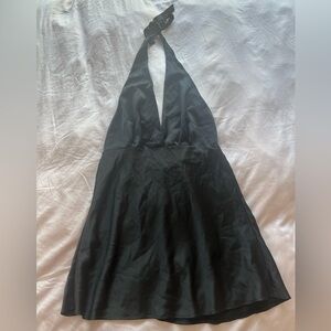 Zara Black Halter Neck Dress